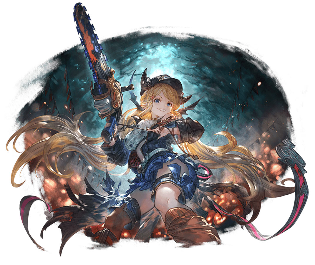 Halloween Hallessena Artwork from Granblue Fantasy