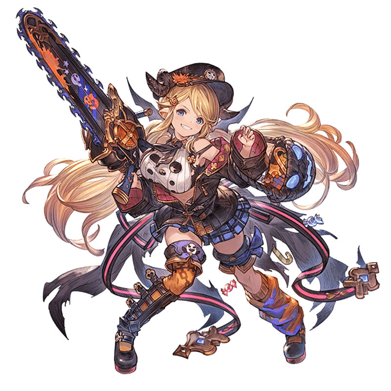 Halloween Hallessena Art from Granblue Fantasy