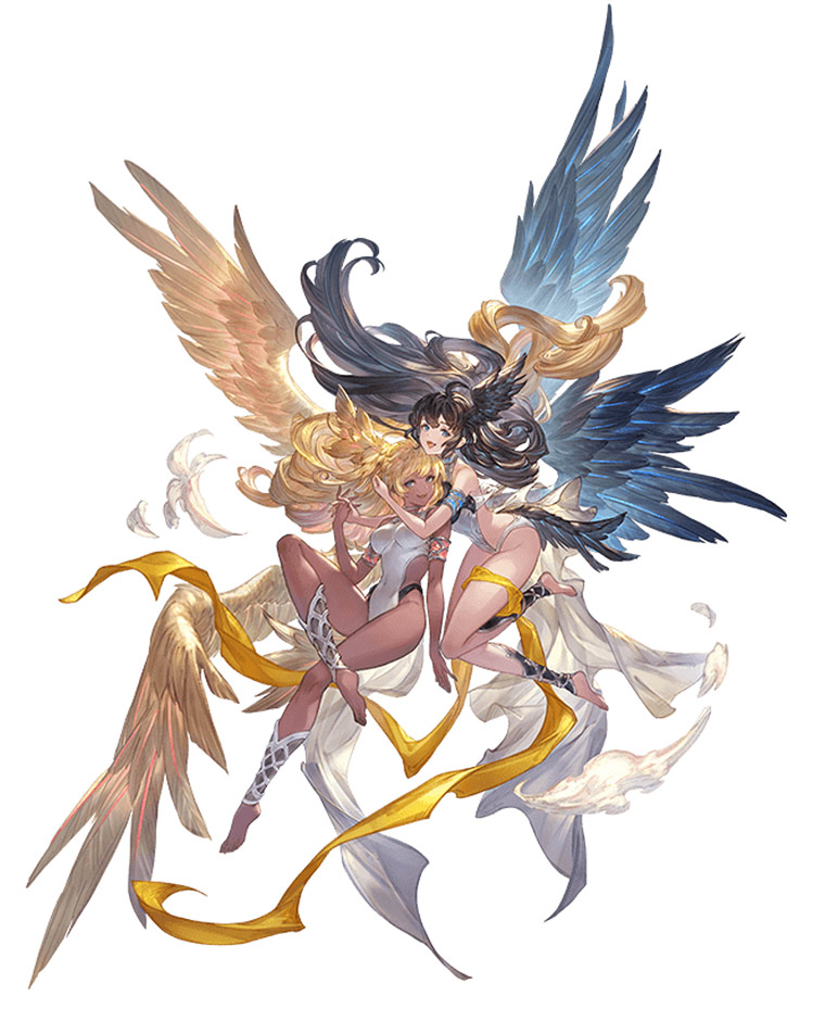 Halluel and Malluel Art from Granblue Fantasy