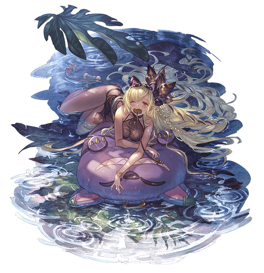 Summer Helel Ben Shalem Illustration from Granblue Fantasy