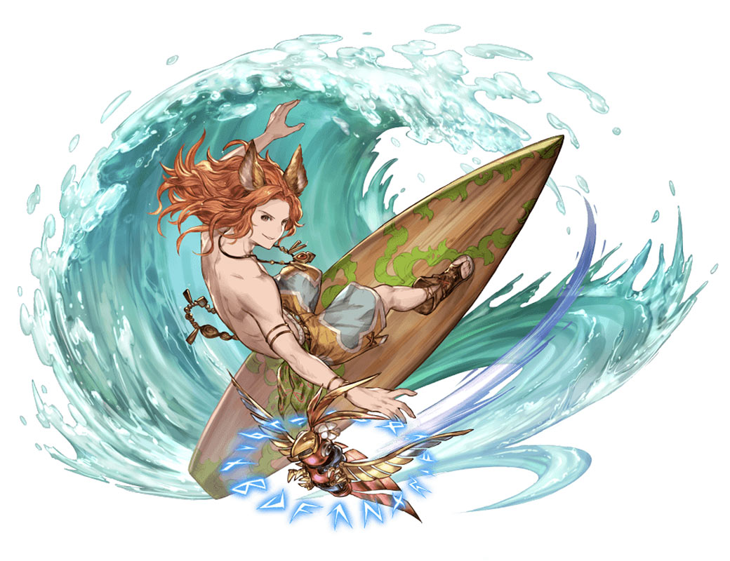 Summer Helnar Artwork from Granblue Fantasy