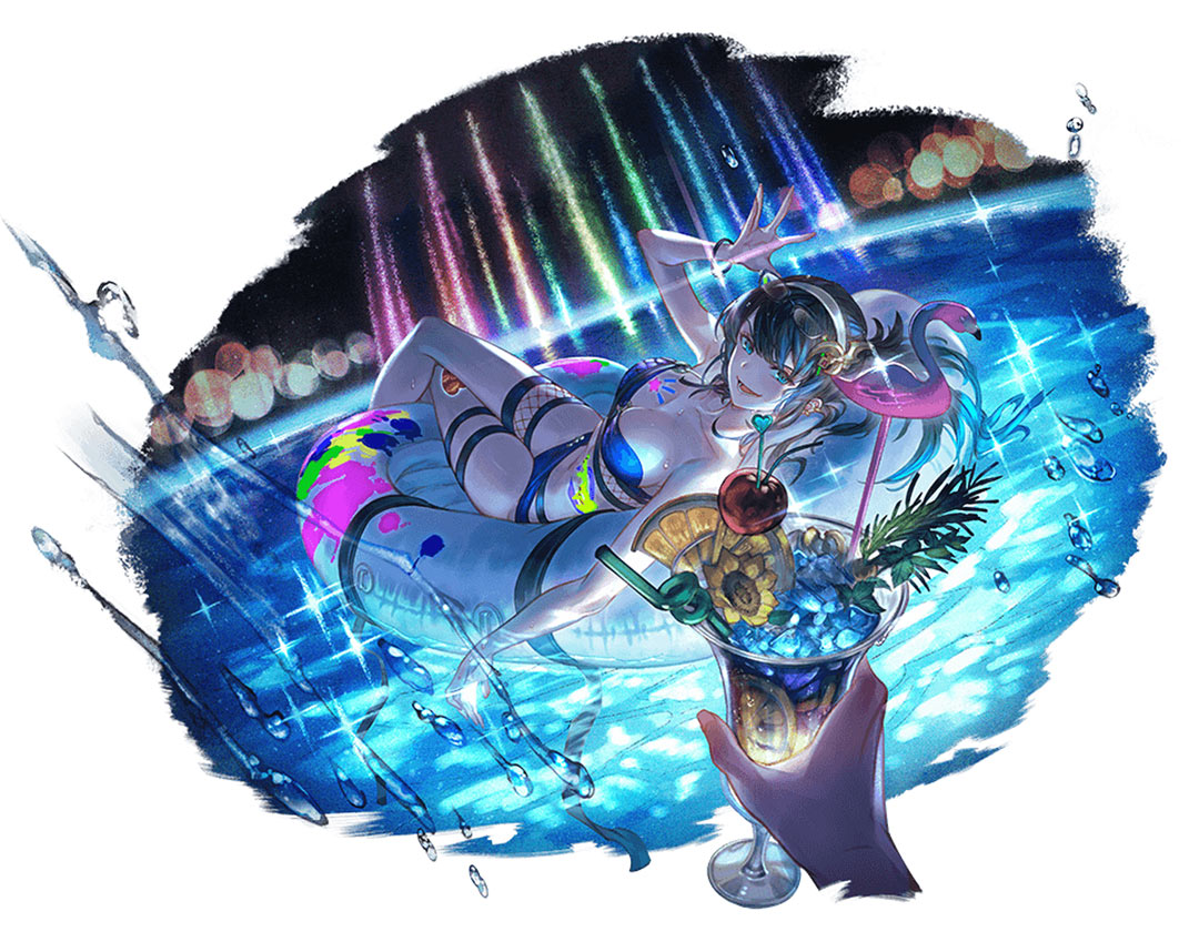 Summer Illnott Illustration from Granblue Fantasy