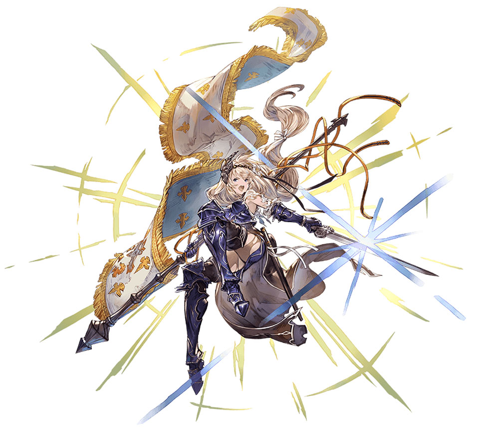 Saint of War Jeanne d'Arc Character Art from Granblue Fantasy