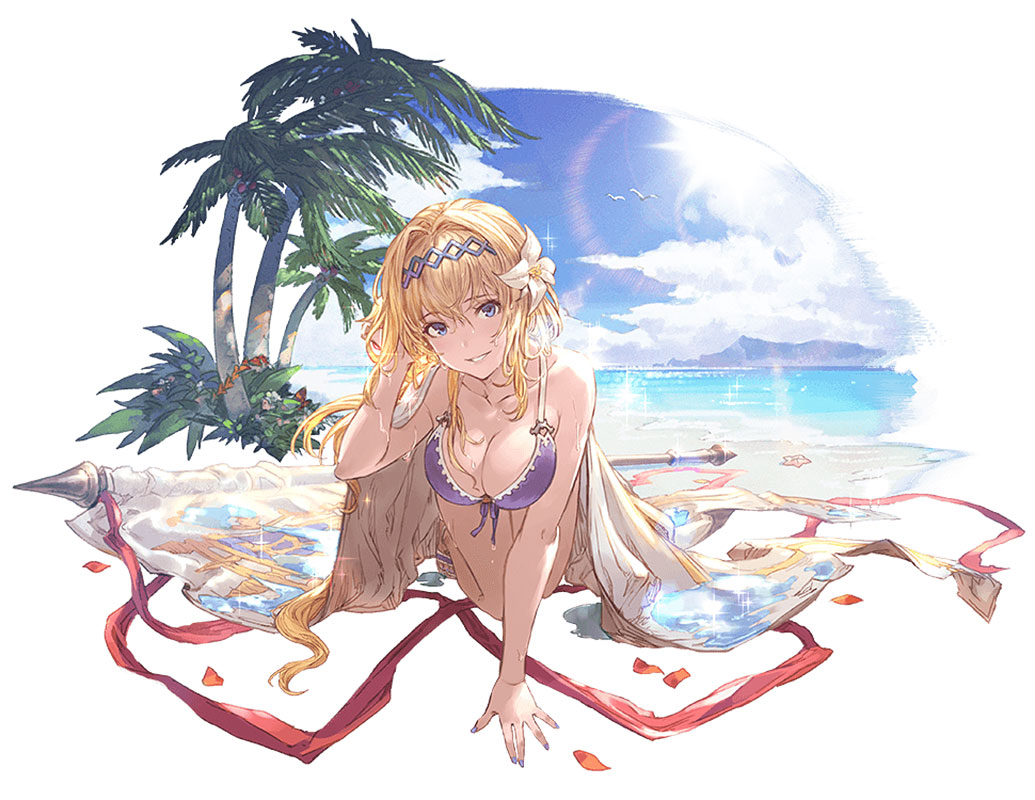 Jeanne d'Arc SSR Artwork from Granblue Fantasy