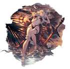 Summer Jeanne d'Arc Illustration