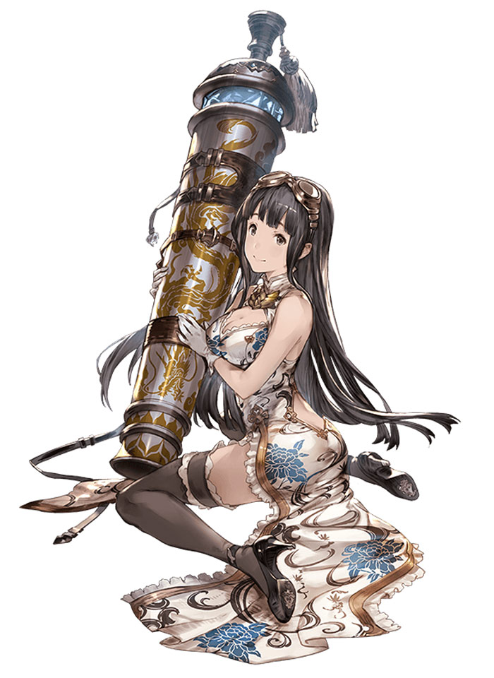 Silk Gown Jessica Character Art from Granblue Fantasy