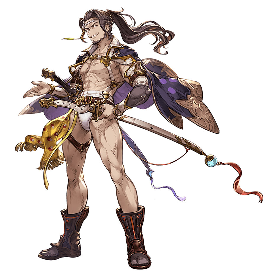 Wind Jin Character Art from Granblue Fantasy