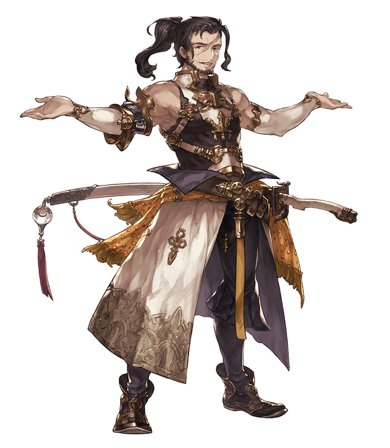 Jin Character Art from Granblue Fantasy