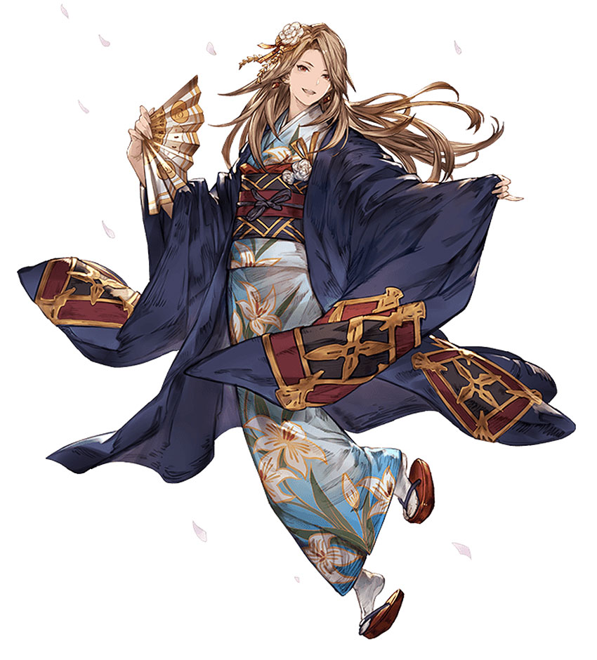 Water Lily Kimono Katalina Character Art from Granblue Fantasy