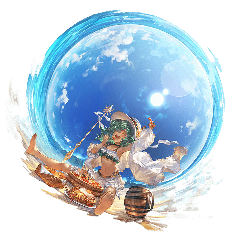 Summer Kolulu Artwork from Granblue Fantasy