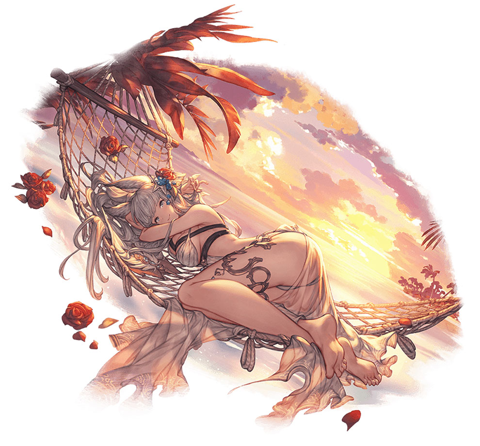 Summer Korwa Illustration from Granblue Fantasy