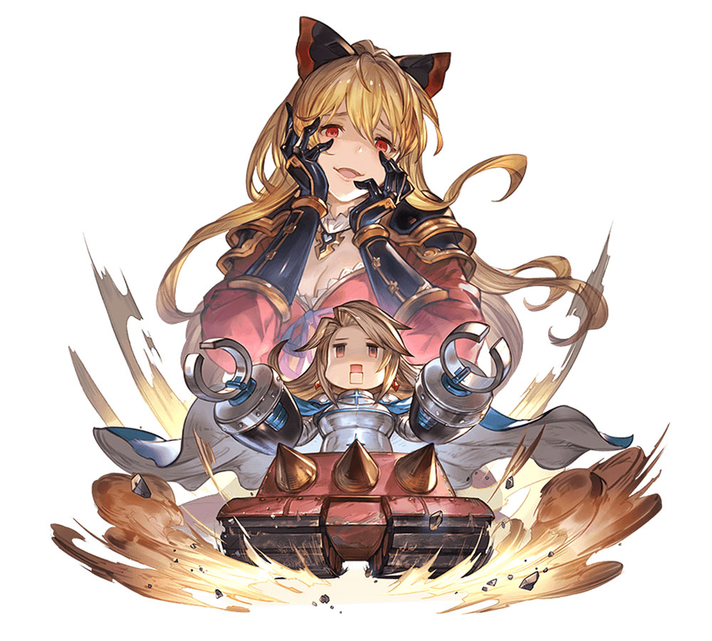 Lady Katapillar & Vira Character Art from Granblue Fantasy