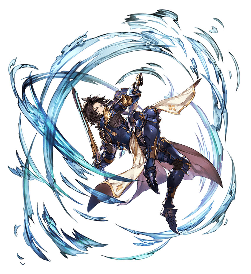 Lancelot, Battle Art from Granblue Fantasy