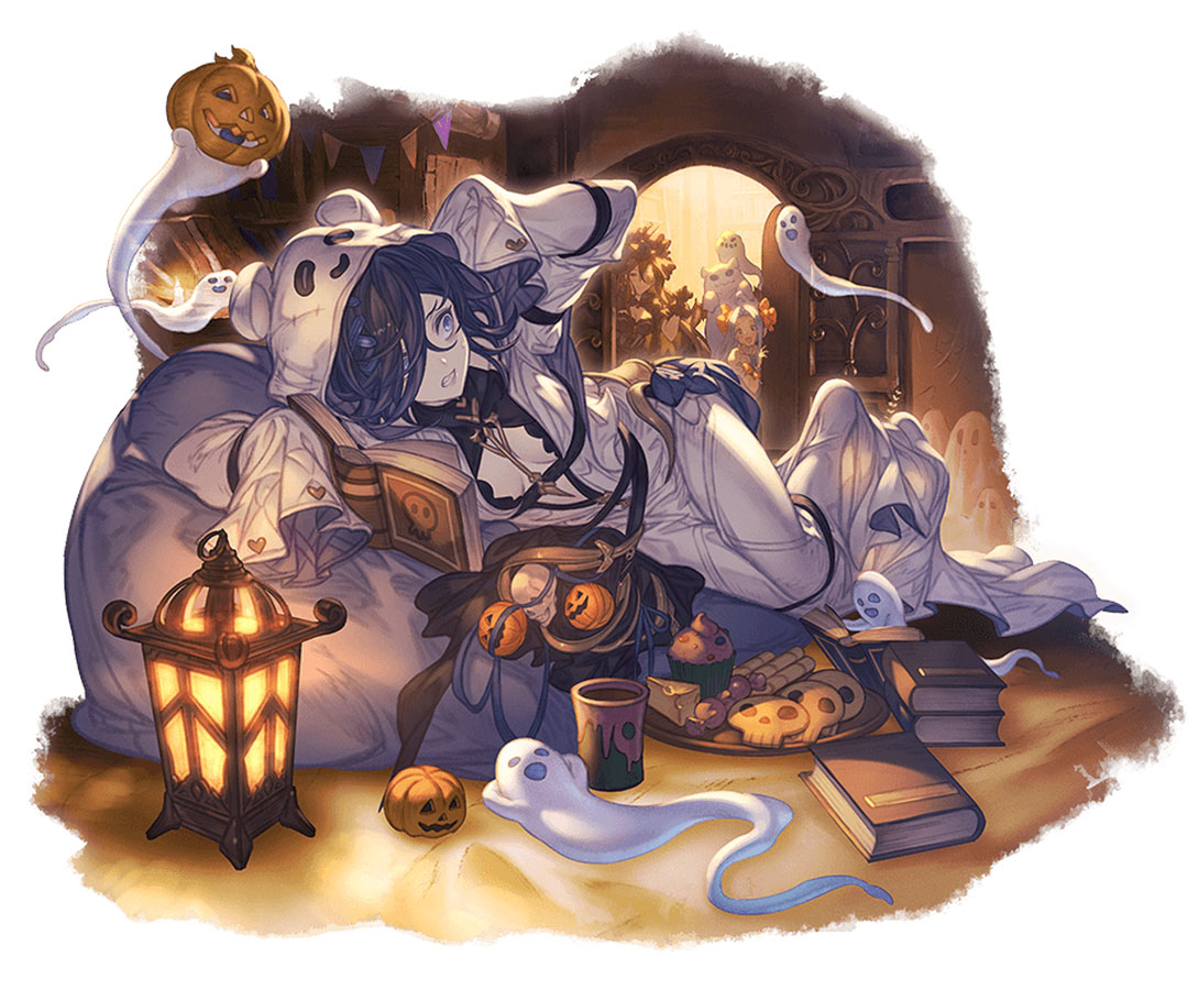 Halloween Lich Illustration from Granblue Fantasy