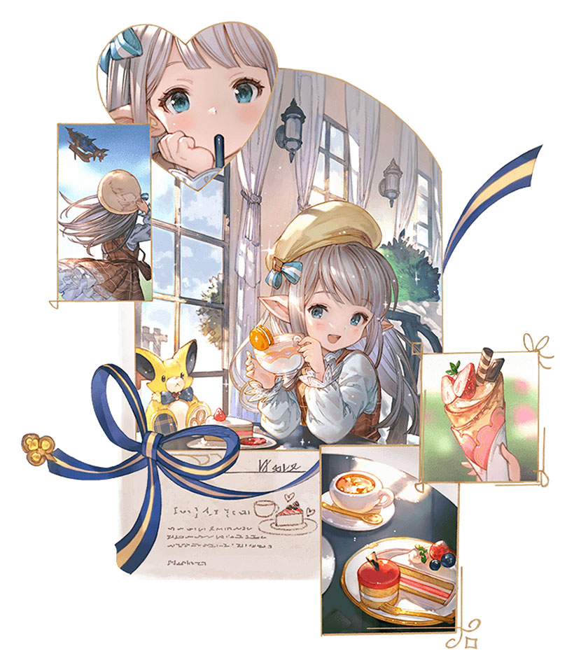 Fire Lilele Artwork from Granblue Fantasy