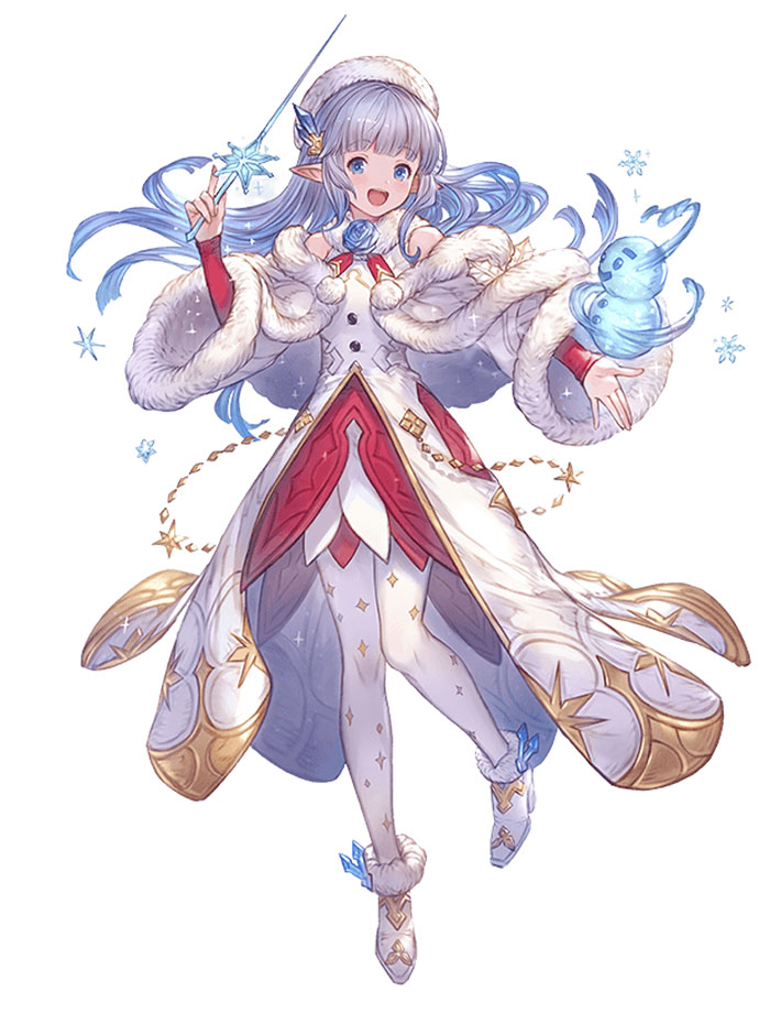 Holiday Lily Art from Granblue Fantasy