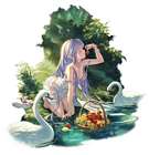 Wind Lily Illustration