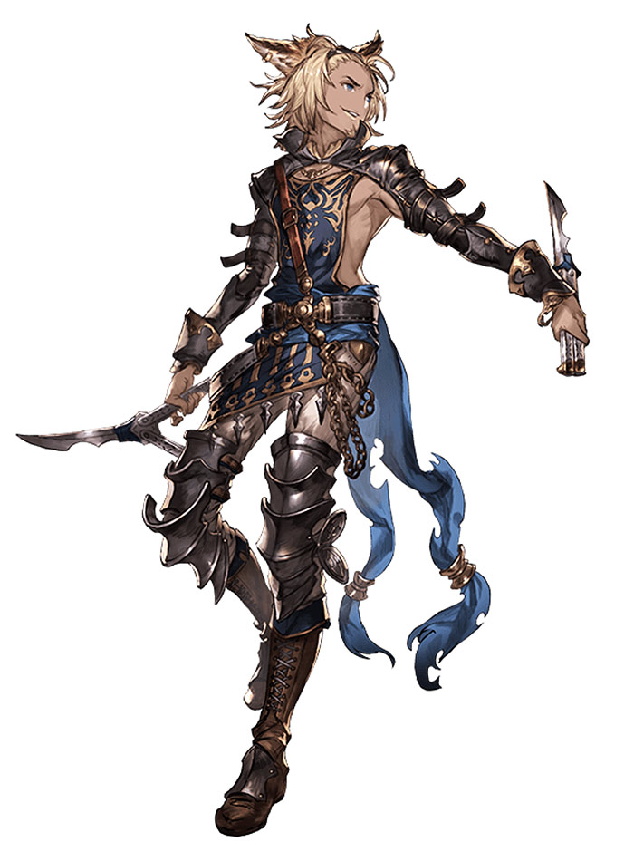Lowain Character Art from Granblue Fantasy