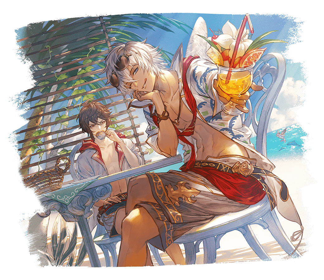 Summer Lucio Artwork from Granblue Fantasy