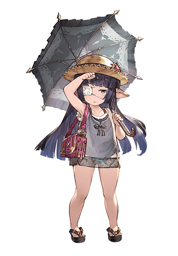 Summer Lunalu Character Art from Granblue Fantasy