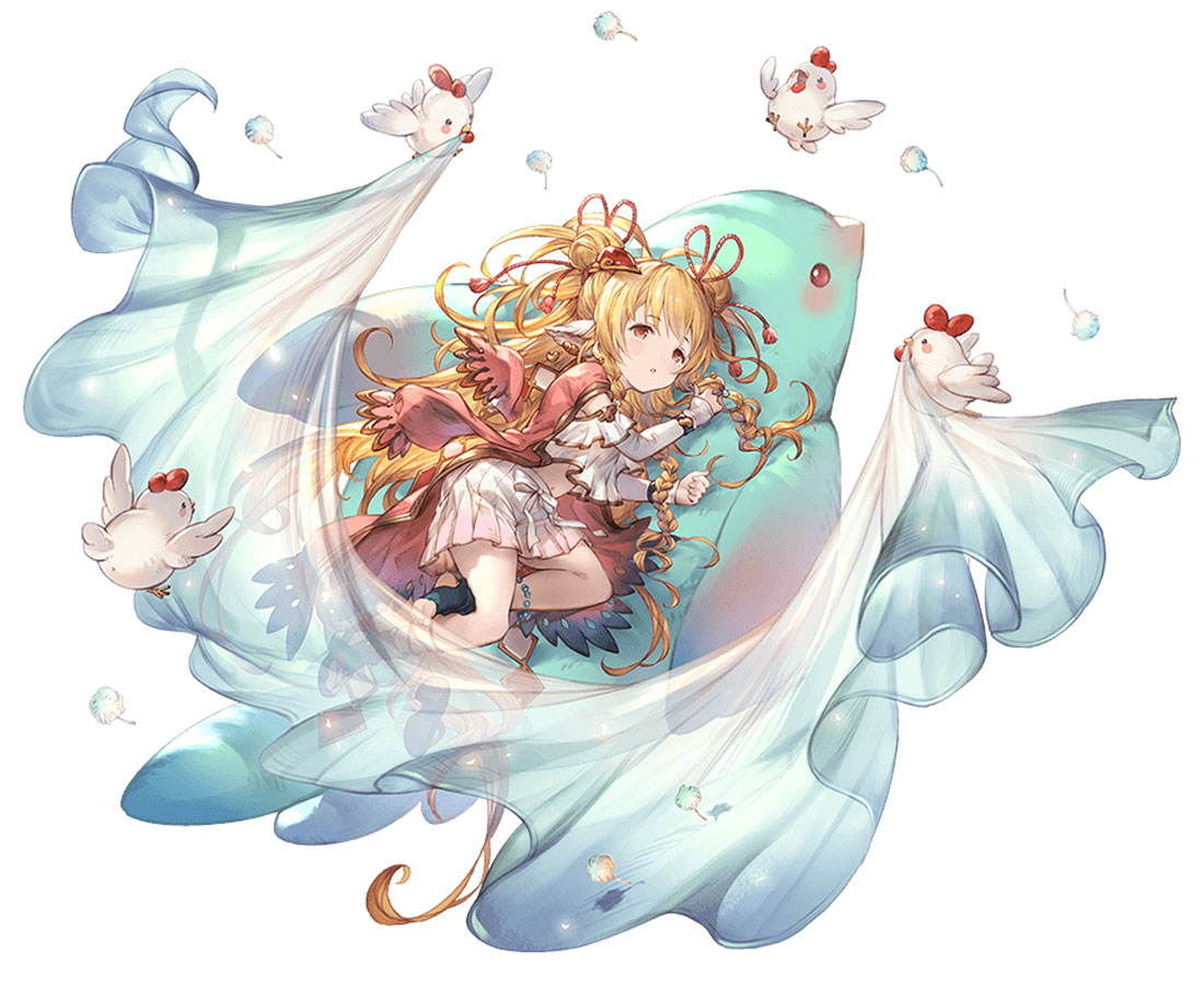 Soft and Fluffy Mahira Character Art from Granblue Fantasy