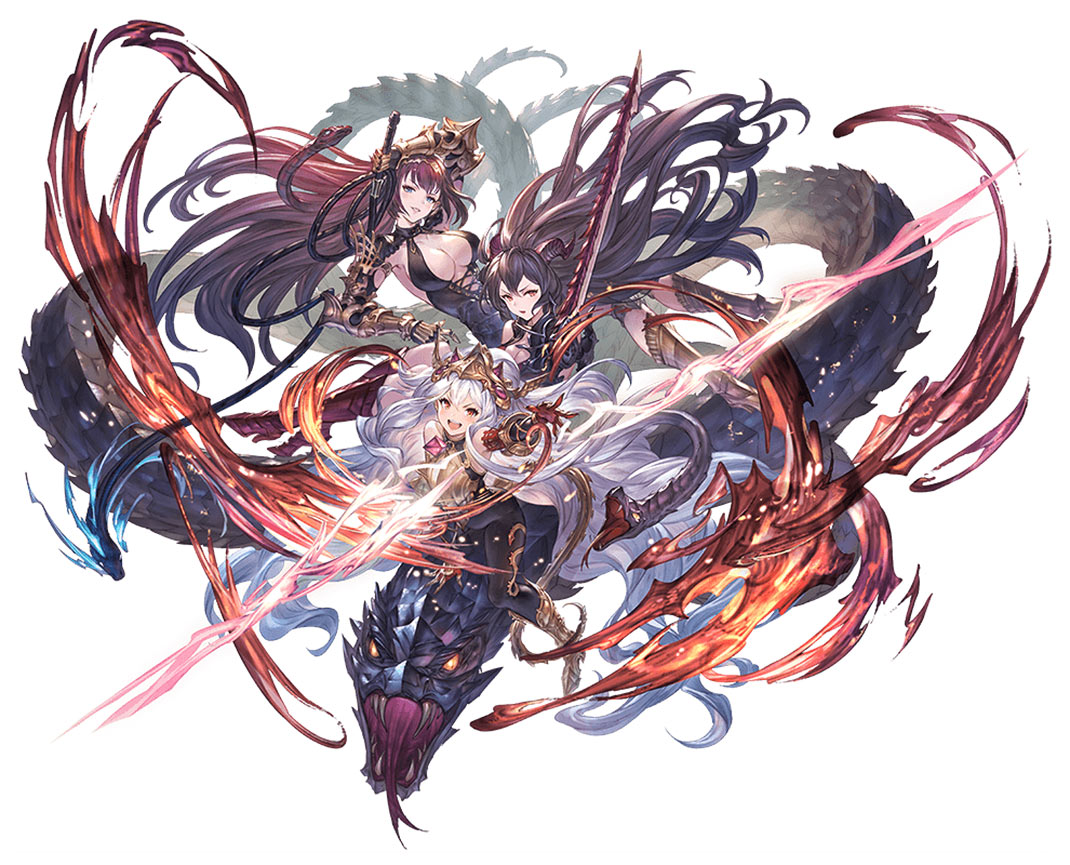 Medusa SSR, Battle Art from Granblue Fantasy