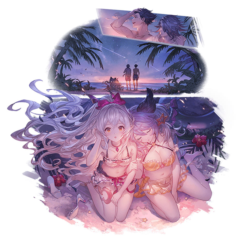 Summer Medusa Artwork from Granblue Fantasy
