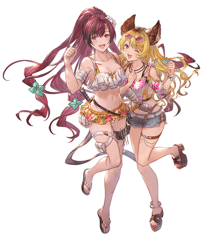 Summer Meg Artwork from Granblue Fantasy