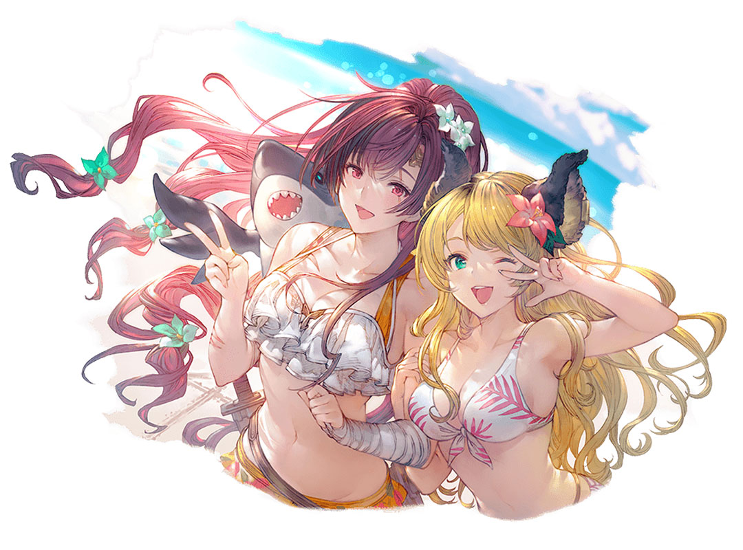 Summer Meg Illustration from Granblue Fantasy
