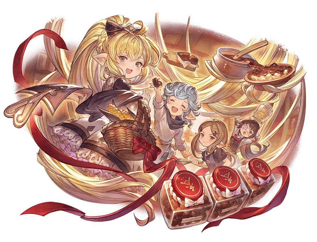Valentine Melissabelle Artwork from Granblue Fantasy