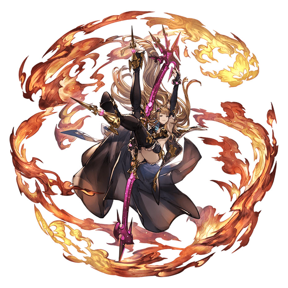 Fire Metera, Battle Art from Granblue Fantasy