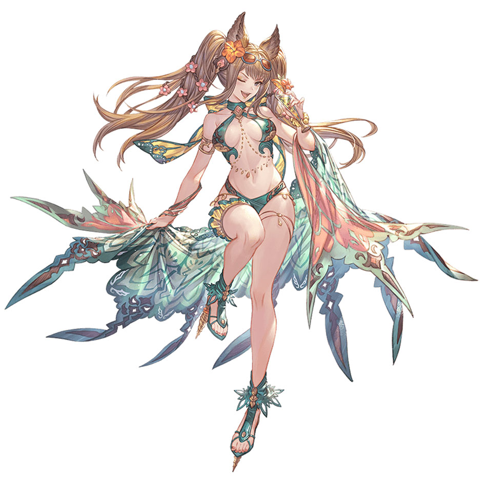 Summer Metera Art from Granblue Fantasy