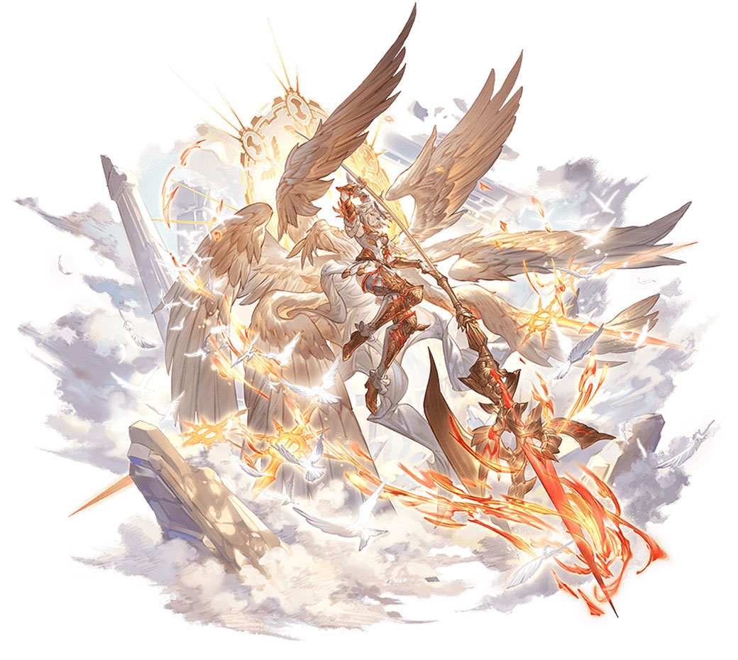 Michael, Battle Art from Granblue Fantasy