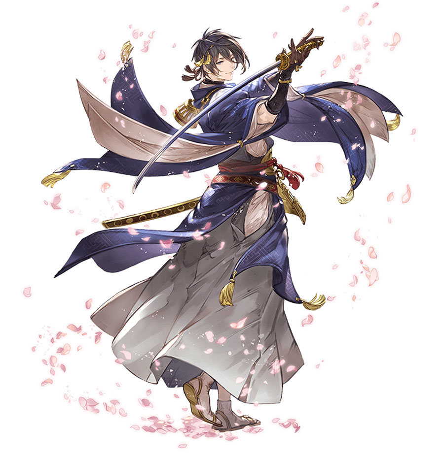 Mikazuki Munechika Character Art from Granblue Fantasy
