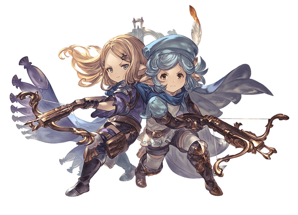 Milleore and Sahli Lao Art from Granblue Fantasy