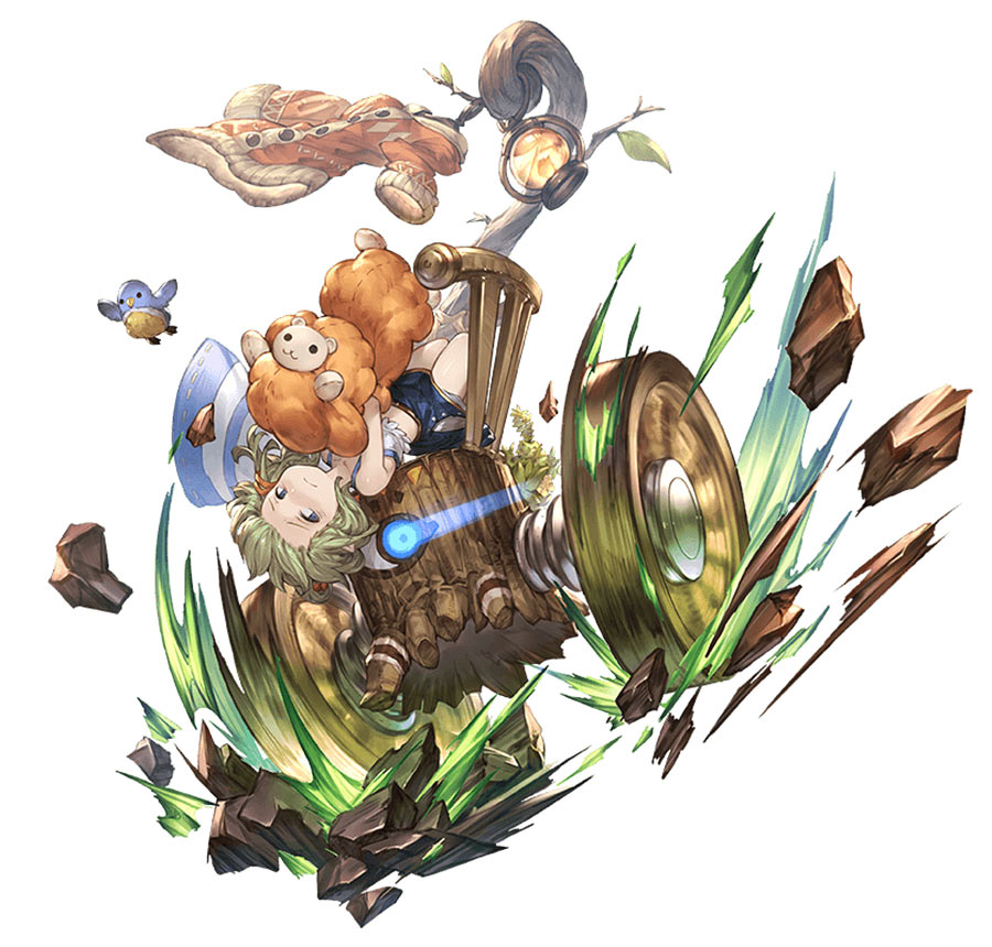 Mimlemel and Stumpeye, Battle Art from Granblue Fantasy