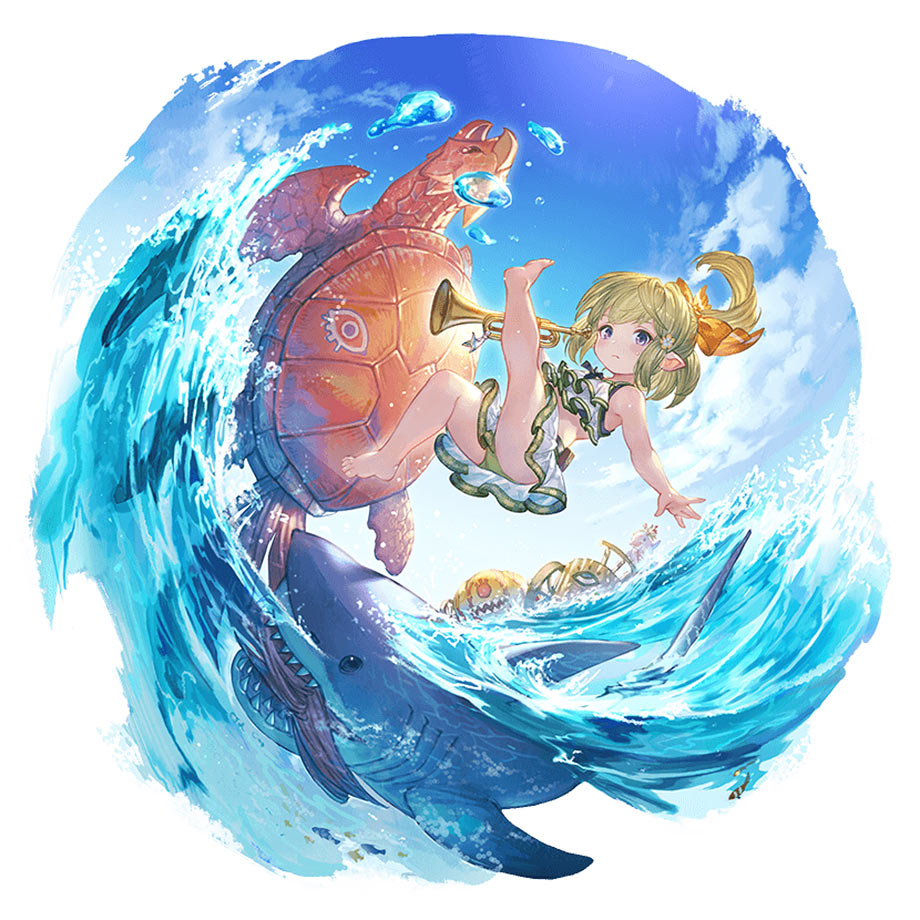 Summer Mimlemel Illustration from Granblue Fantasy
