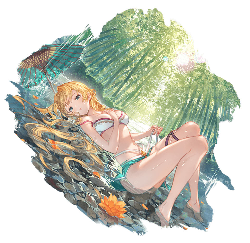 Summer Mirin Artwork from Granblue Fantasy