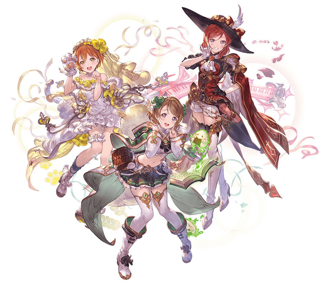 &mu;'s First Years Art from Granblue Fantasy