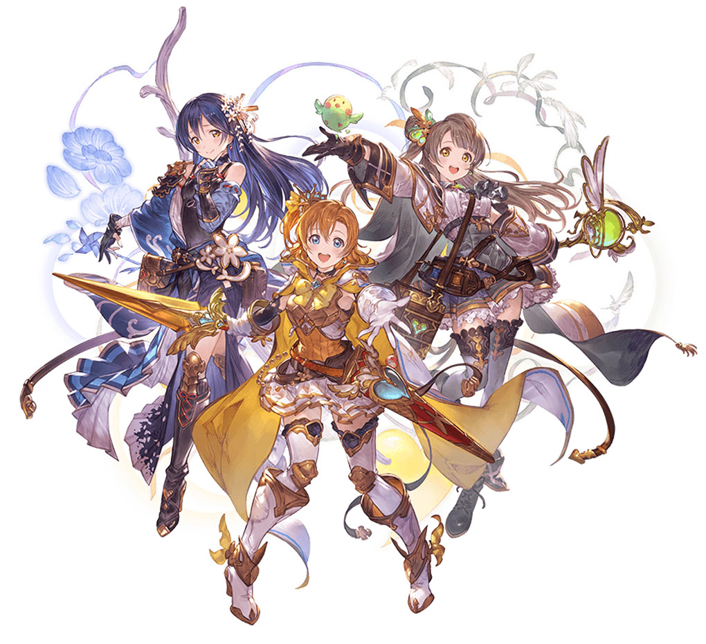 &mu;'s Second Years Art from Granblue Fantasy