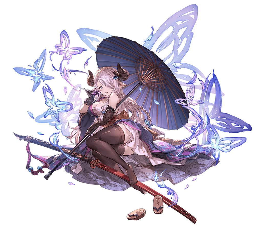 Visions of Butterflies Narmaya Character Art from Granblue Fantasy
