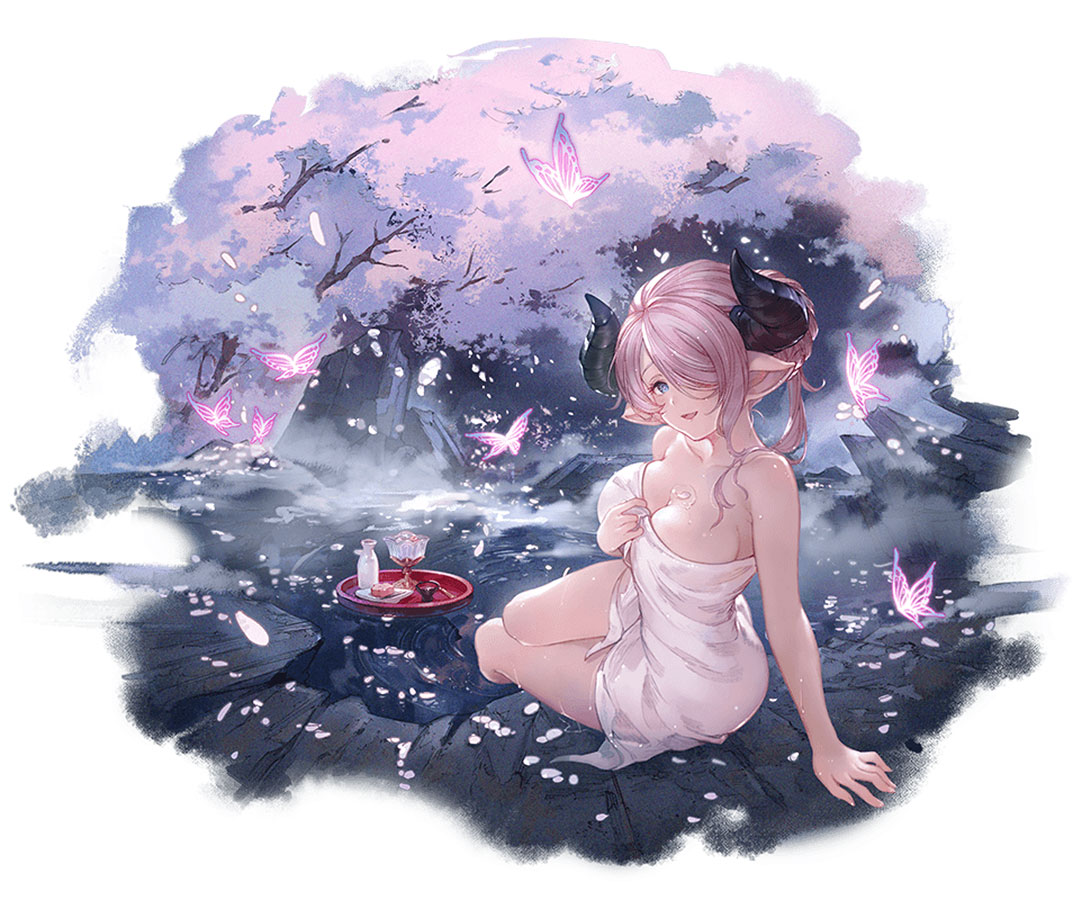 Yukata Narmaya Artwork from Granblue Fantasy