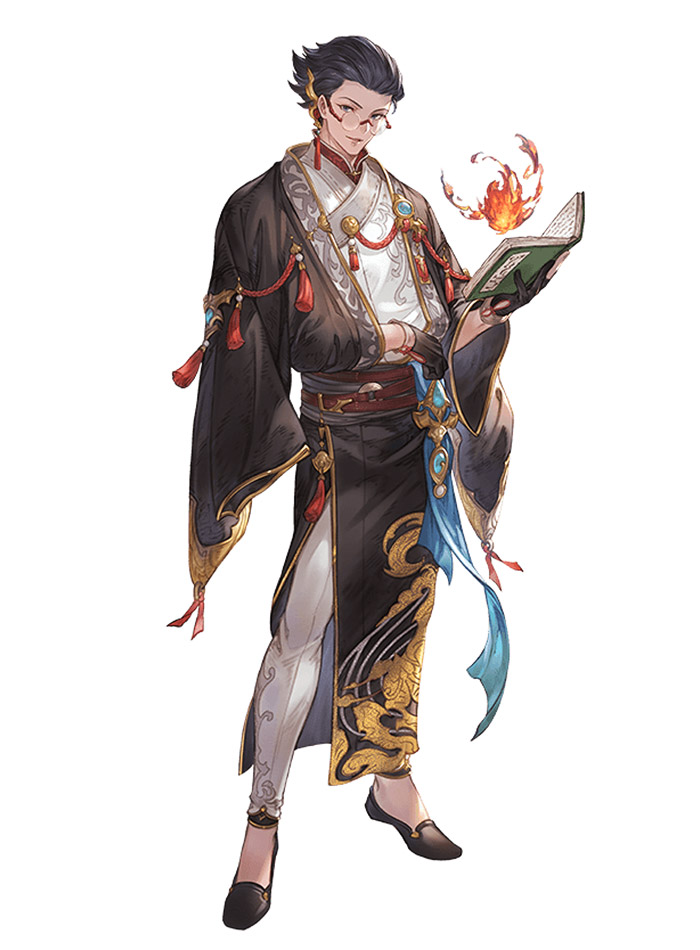 Yukata Nezha Art from Granblue Fantasy