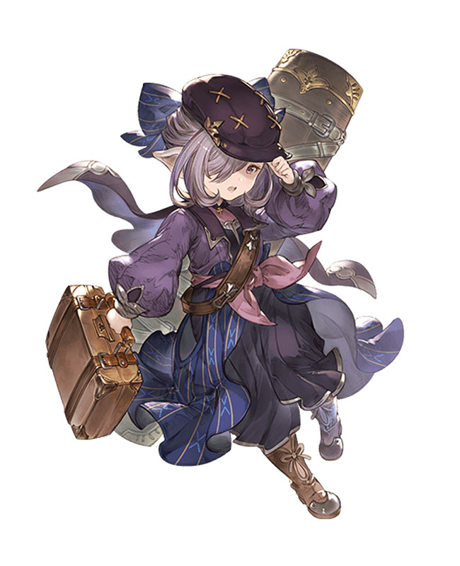 Violet Anonymity Niyon Art from Granblue Fantasy