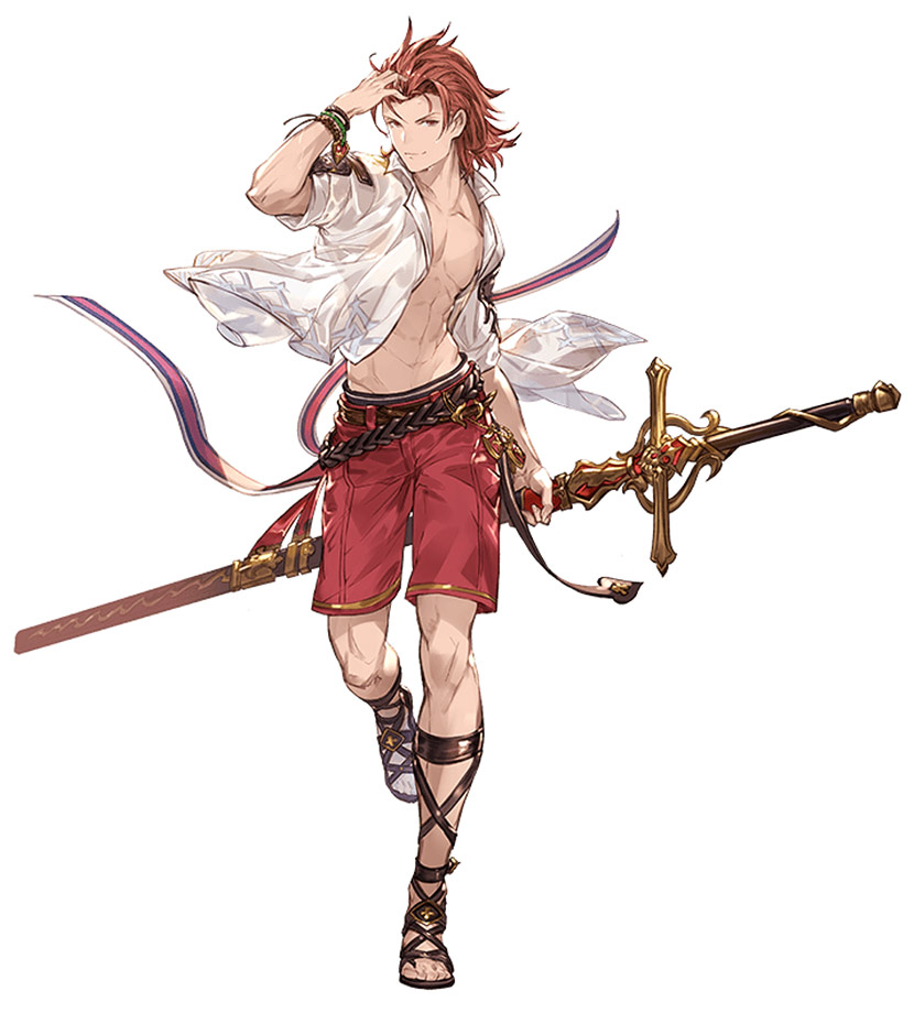 Summer Percival Character Art from Granblue Fantasy