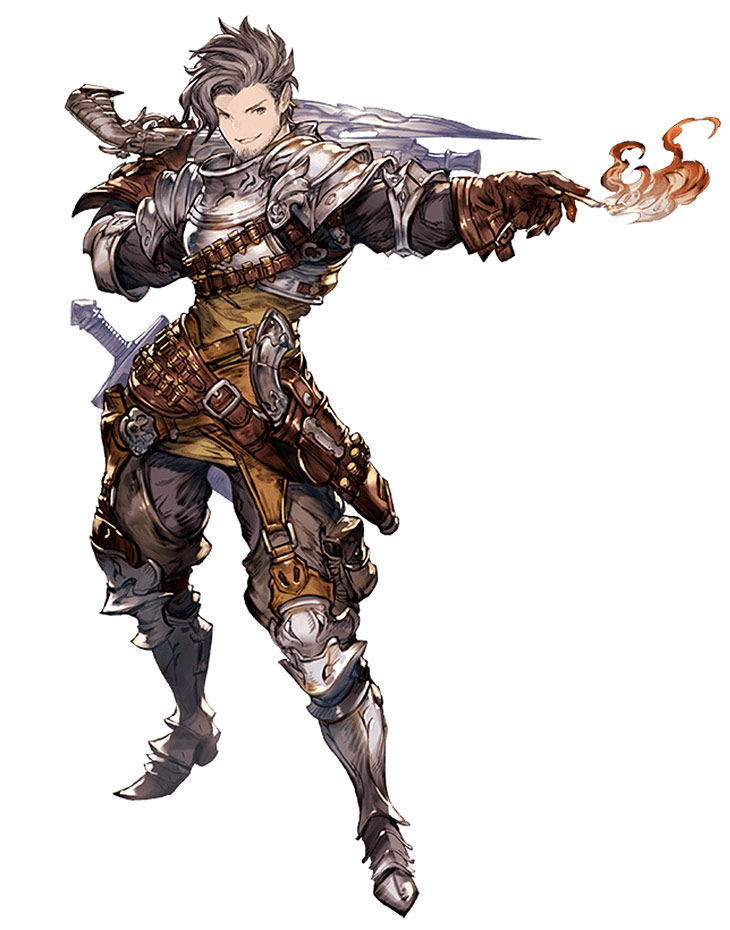 Grand Rackam Character Art from Granblue Fantasy