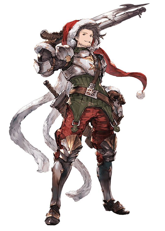 Holiday Rackam Character Art from Granblue Fantasy