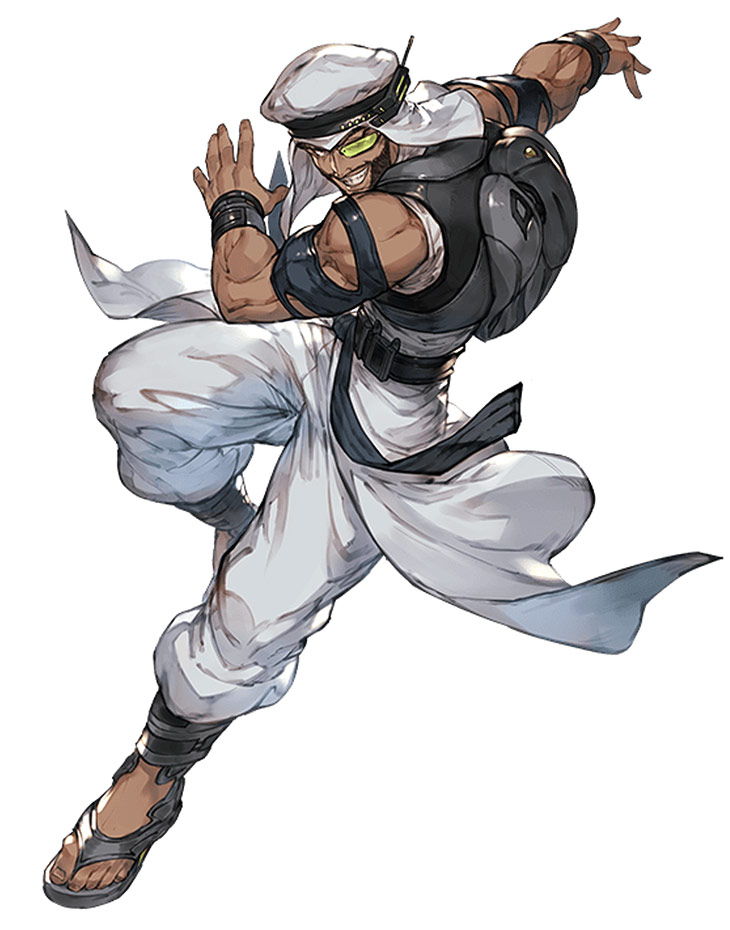 Rashid Character Art from Granblue Fantasy
