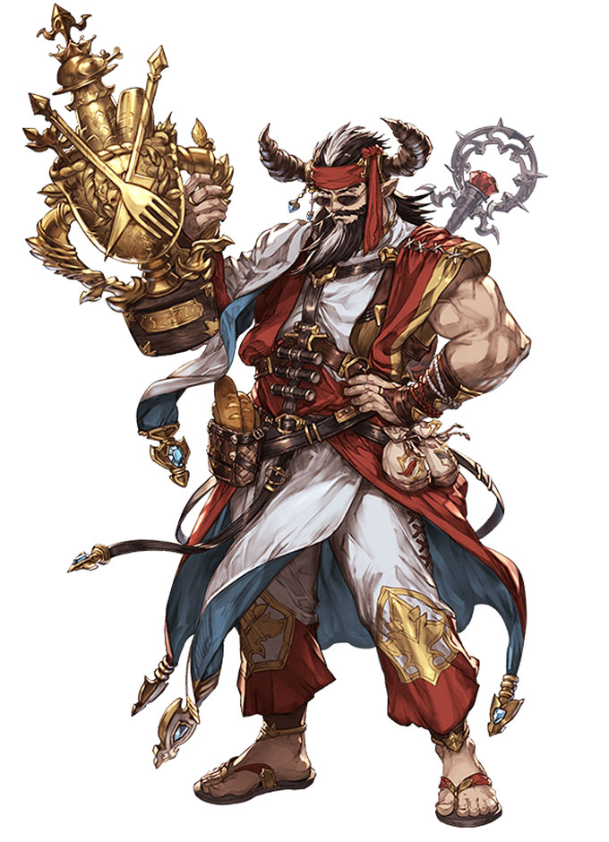 Redluck Character Art from Granblue Fantasy