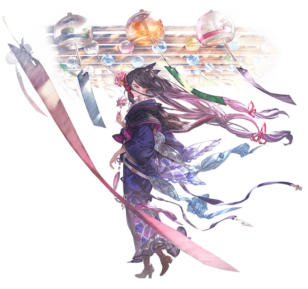 Yukata Rosamia Artwork from Granblue Fantasy